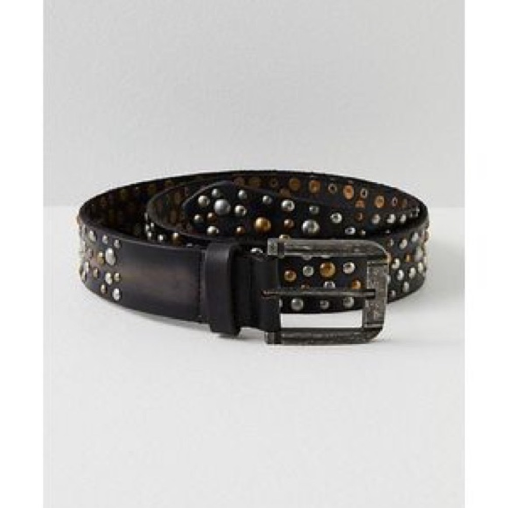 Free People Tough Type Embellished Belt NWT